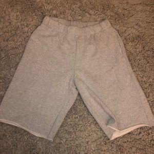 brandy melville long Gray shorts.